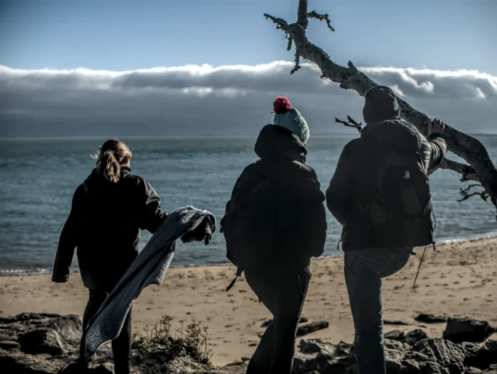 plage noirmoutier en hiver en road trip